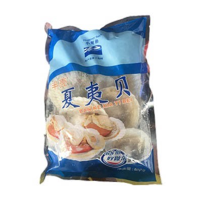 小(xiǎo)龍魚半殼夏夷貝850g